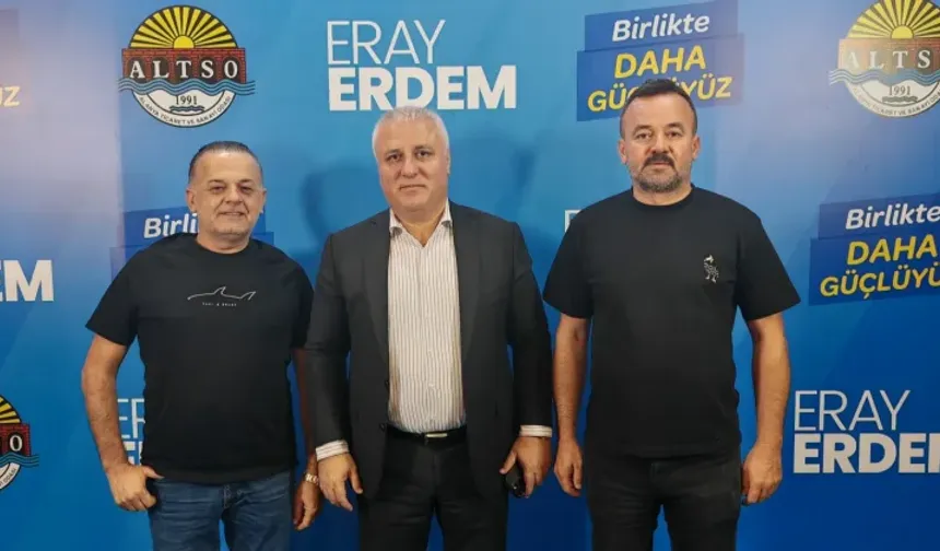 Alanya iş dünyasında seçim hareketliliği: Eray Erdem’e önemli destek