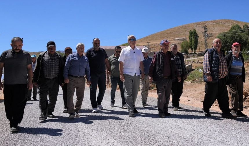 Başkan Özçelik: “Üretime giden, hasrete kavuşan bir yol oldu”