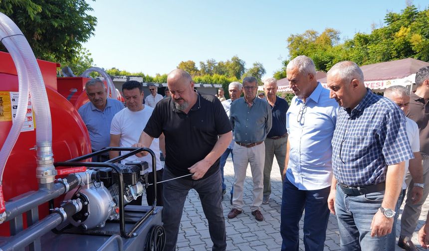 Kırsal mahallelere 6 yangın söndürme tankeri