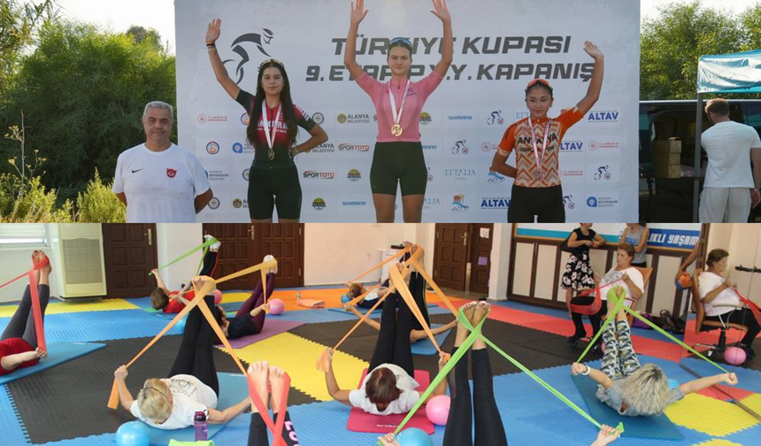 Alanya’da bir yanda şampiyonluk bir yanda geleceğin sporcuları