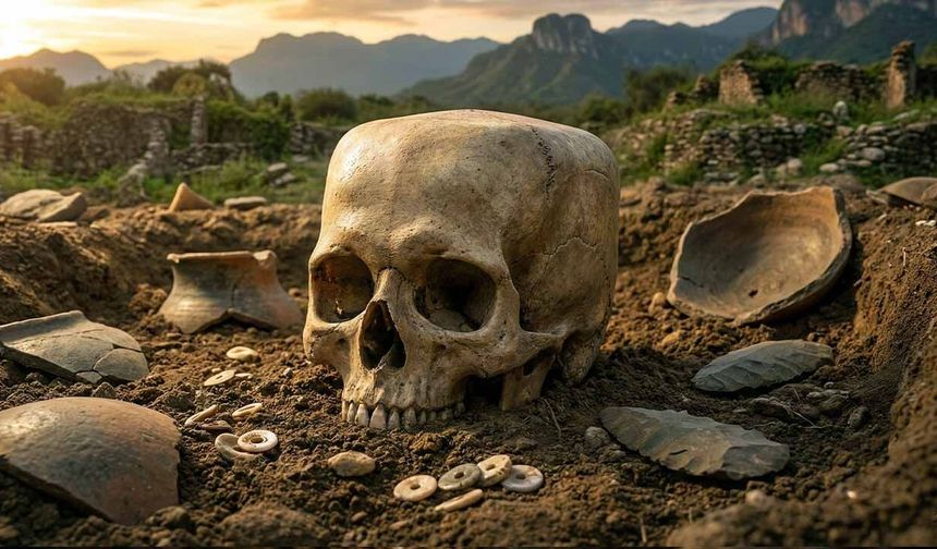 Şoke eden keşif: Ormanda kafatası bulundu