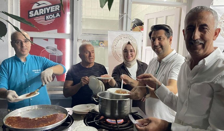 Hataylılardan Eray Erdem’e tatlı destek: 1.000 kişiye künefe ikramı