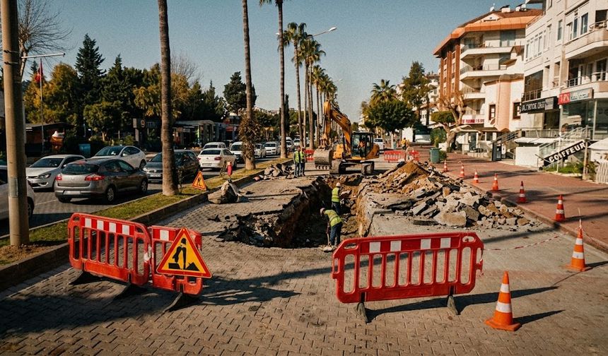 Kazı başlıyor! Alanya’da trafik her an kilitlenebilir