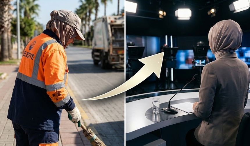 Antalya ve Alanya şaşkın: Temizlikçi girdi spiker çıktı