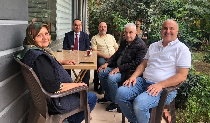 ALESO Başkanı Özdemir, sahada nabız yokladı
