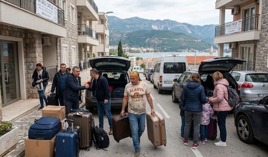 Alanyalılar ayrılıyor! Güle güle Budva