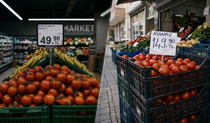 Alanya'da şaşkınlık: Manavda 150 TL, markette 50 TL