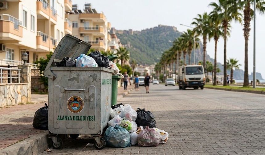 Çöp atmak da parayla: Alanya’da evlere yıllık 600 TL çöp faturası