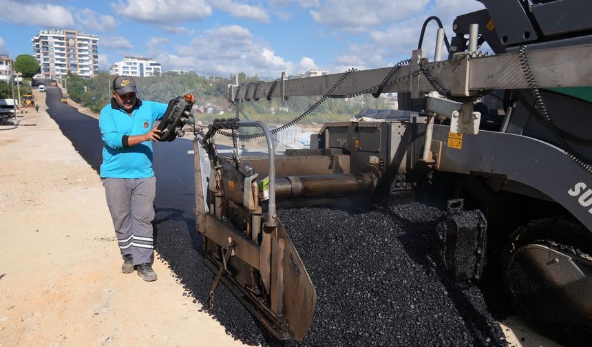 Payallar’a 3,5 kilometrelik sıcak asfalt çalışması