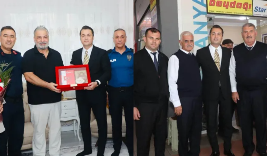 Kaymakam Öztürk’ten anlamlı ziyaretler