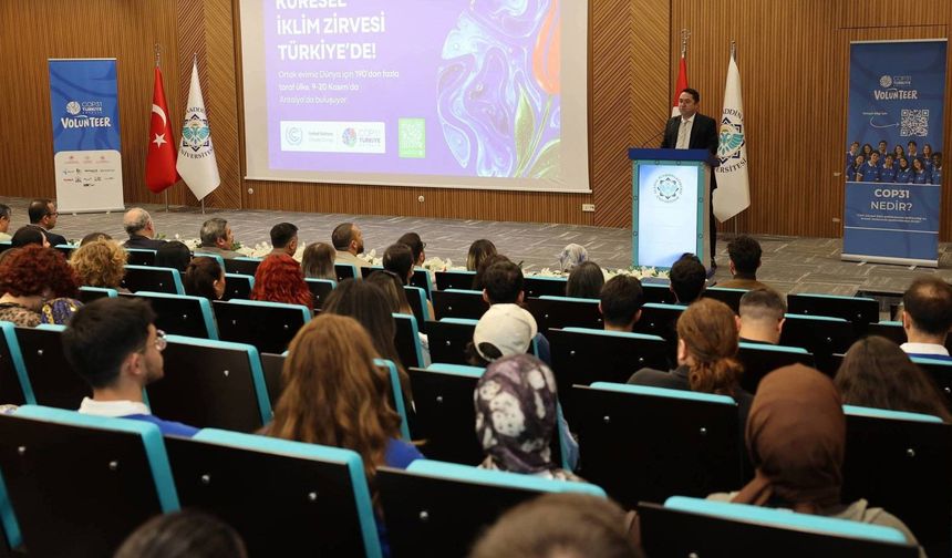 ALKÜ’de COP31 gönüllüleri seferberliğe hazır