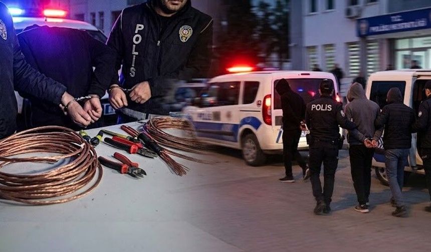 Alanya'da 6 firari ile kablo faresi cezaevini boyladı
