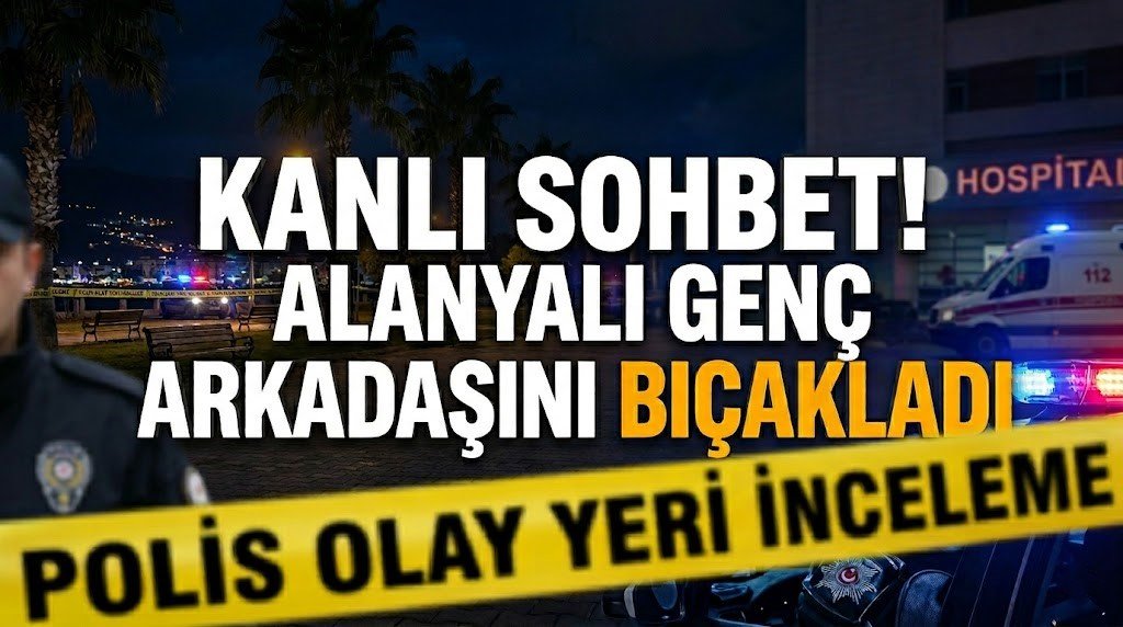 Kanlı sohbet! Alanyalı genç arkadaşını b*çakladı