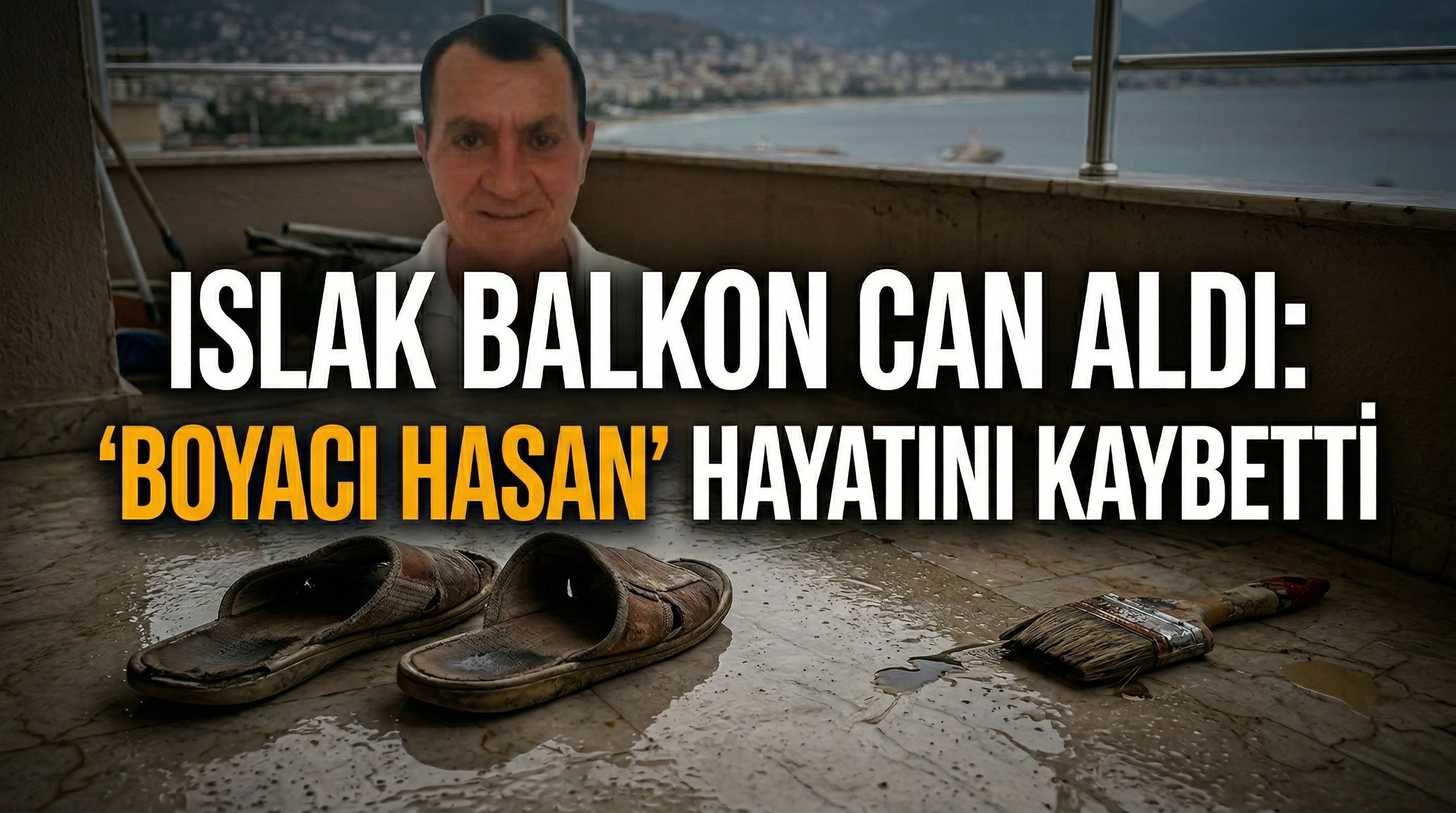 Islak balkon can aldı: 'Boyacı Hasan' hayatını kaybetti