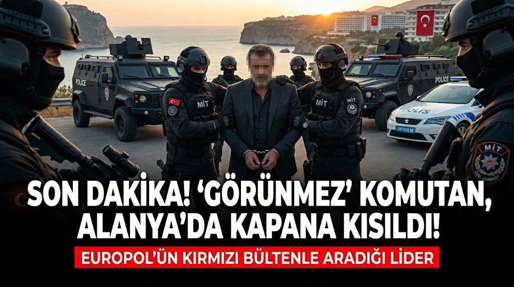 SON DAKİKA! 'Görünmez' Komutan, Alanya'da kapana kısıldı!