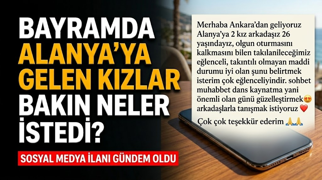 Bayramda Alanya’ya gelen kızlar bakın neler istedi?