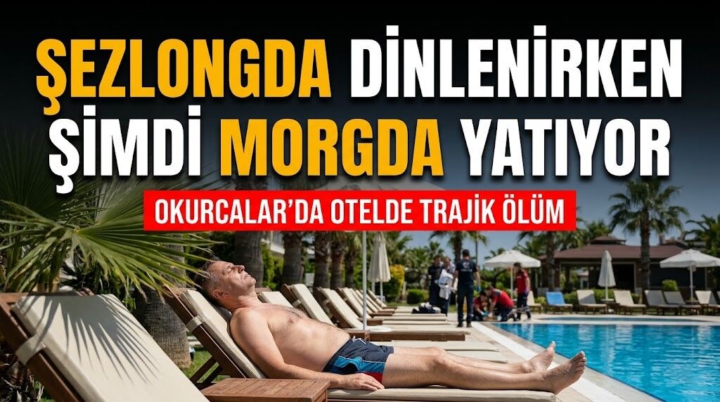 Şezlongda dinlenirken şimdi morgda yatıyor