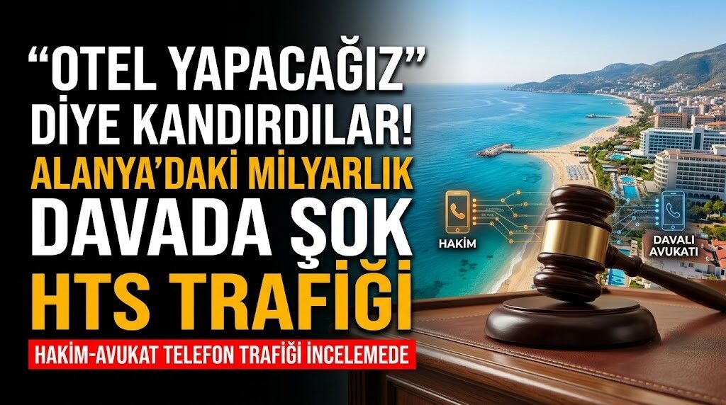 "Otel yapacağız" diye kandırdılar! Alanya’daki milyarlık davada şok HTS trafiği
