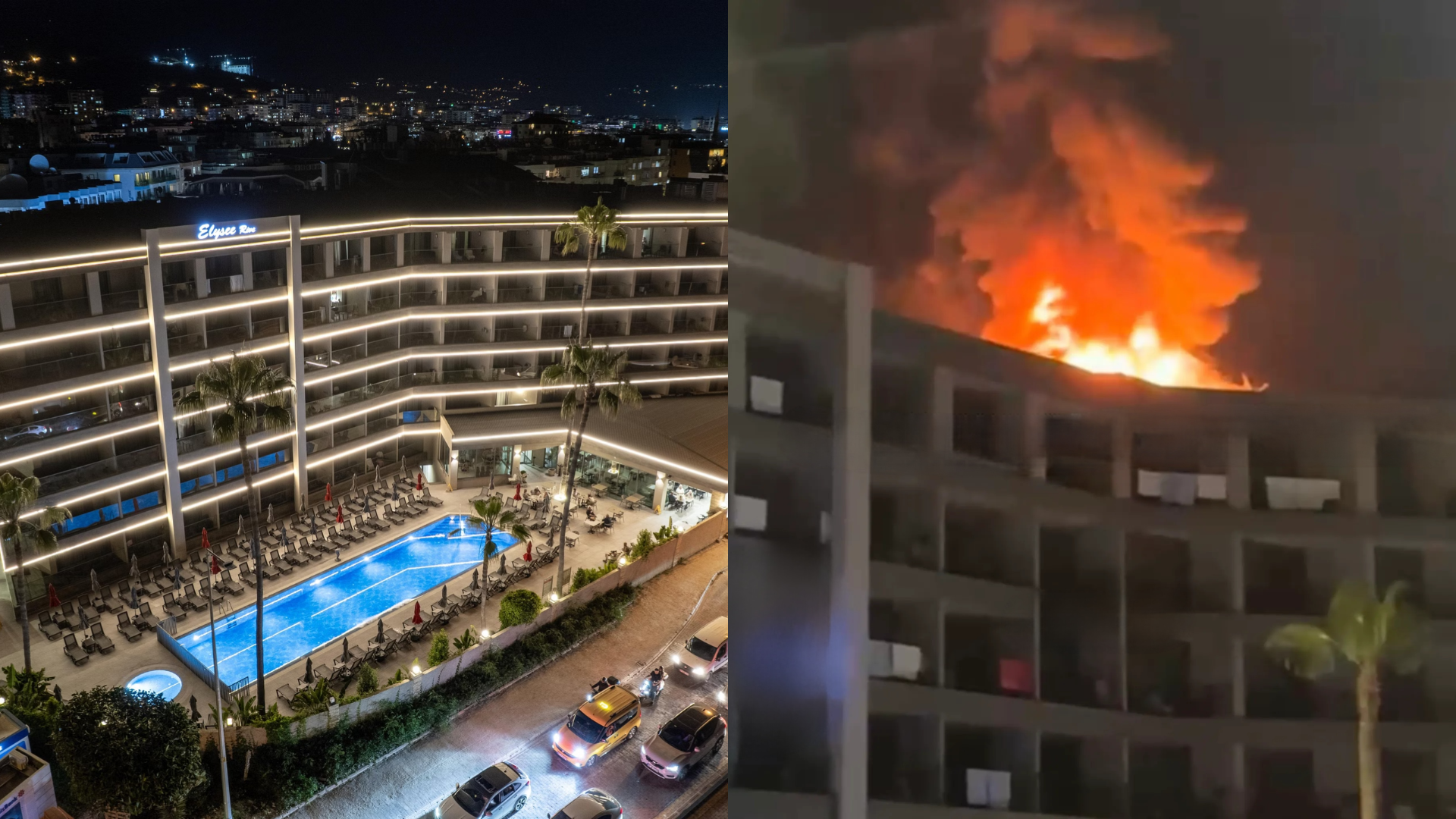 Elysee Rive Hotel’de yangın! Turistler tahliye edildi, ihmal iddiaları...