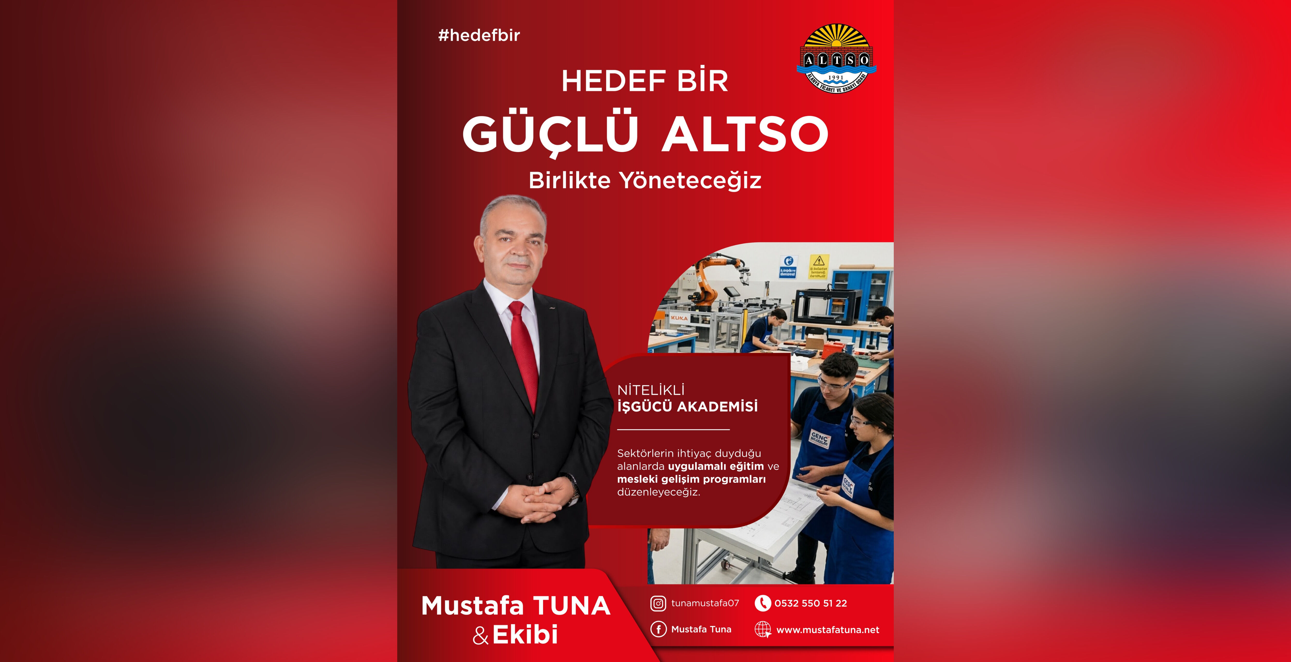 Mustafa Tuna: “Üyelerimizin personel ihtiyacına çözüm üreteceğiz”
